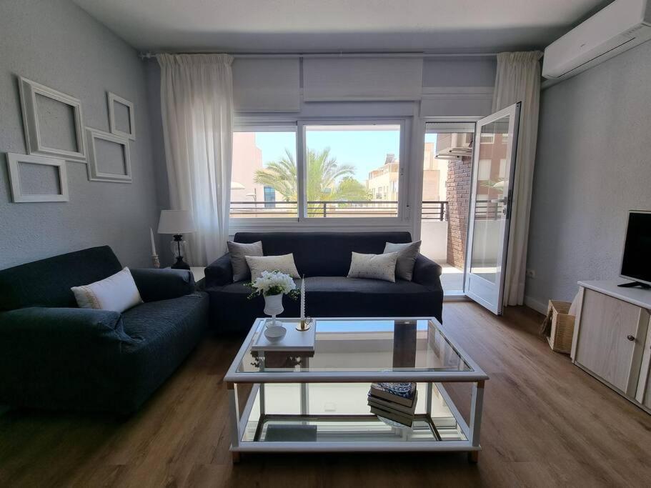 Aguadulce, Apto Santa Monica 2 Hab Con Terraza, Aire, Wifi, A 5 Min De La Playa Aguadulce  Buitenkant foto